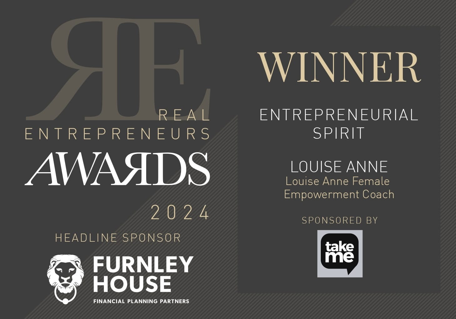Real Entrepreneurs Awards Winner Badge